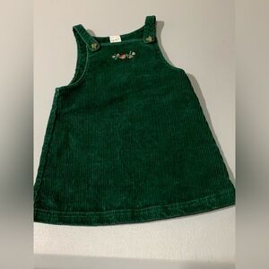 Carter's Forest Green Corduroy Dress
